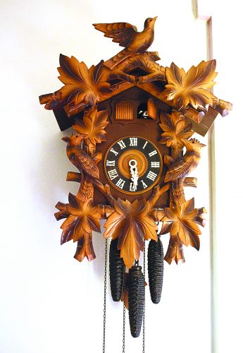 Cuckoo Clock Discovery Features Twin Doors With Chirping Birds